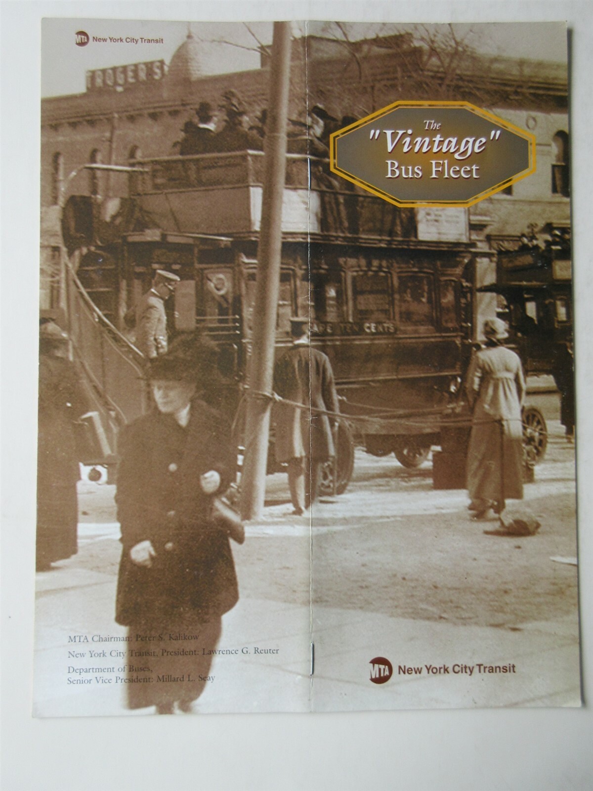 New York City Transit The “Vintage” Bus Fleet booklet