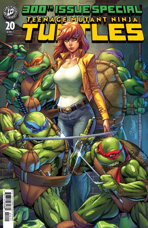 TEENAGE MUTANT NINJA TURTLES #20 J SCOTT CAMPBELL VARIANT COVER NM PRE-SALE 7/22