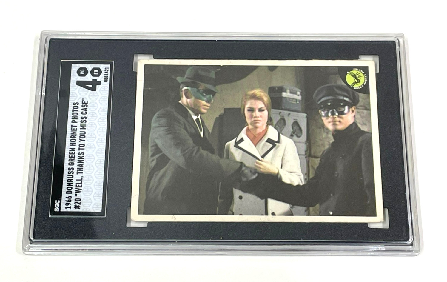 VINTAGE 1966 Green Hornet #20 Bruce Lee, Kato CENTERED, graded SGC 4