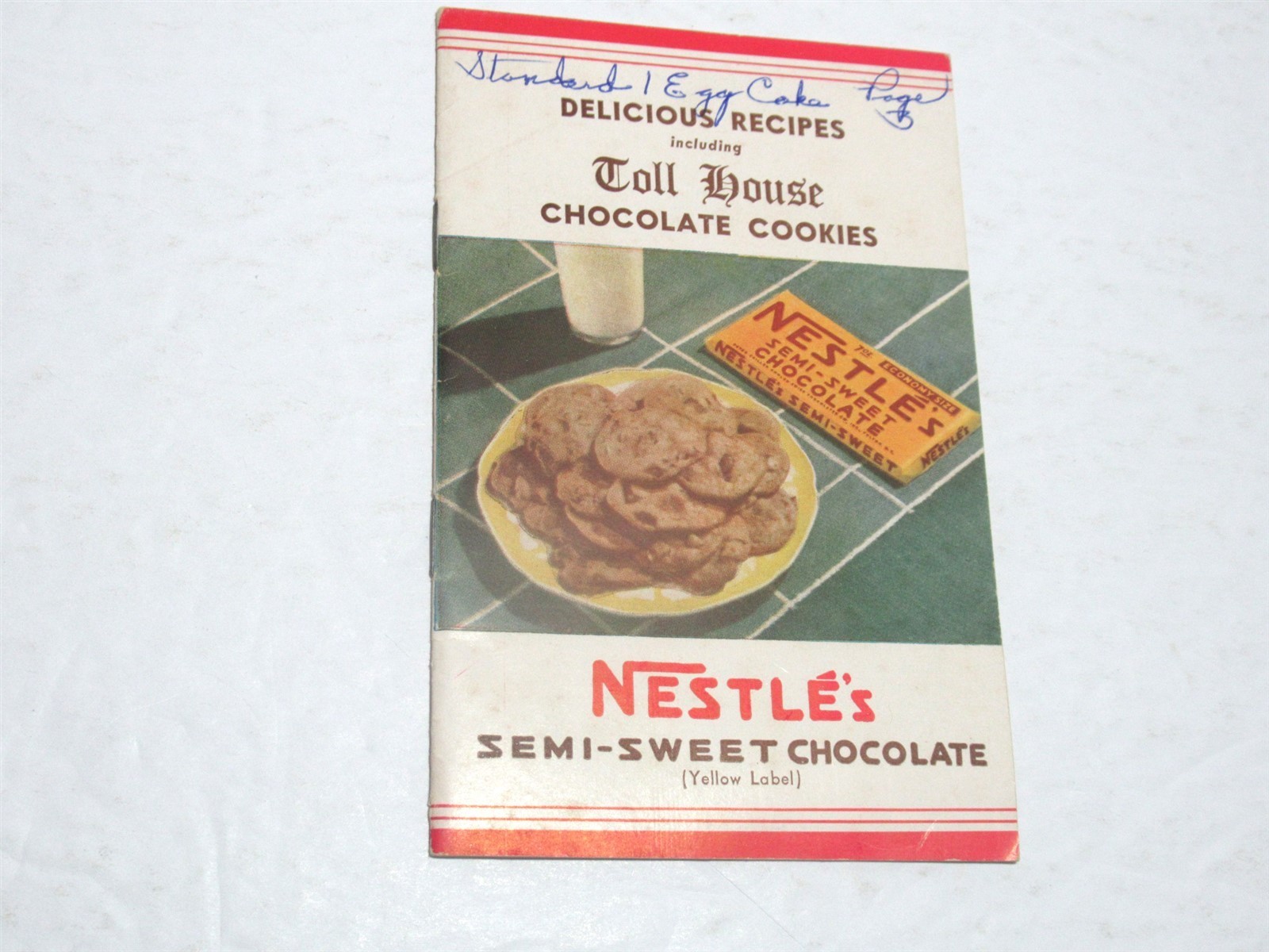 Vintage 1939 Nestle’s Toll House Chocolate Cookies Recipes Booklet