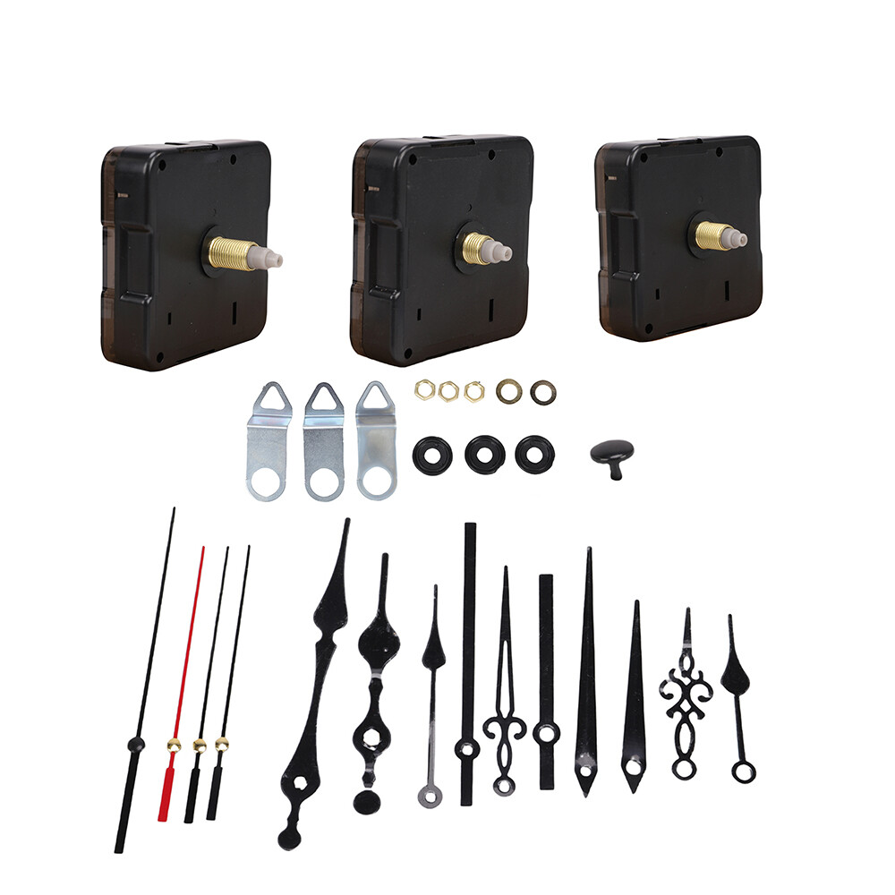 Replacement Silent Quartz Clock Movement Mechanism Battery Powered Hand Tool Kit