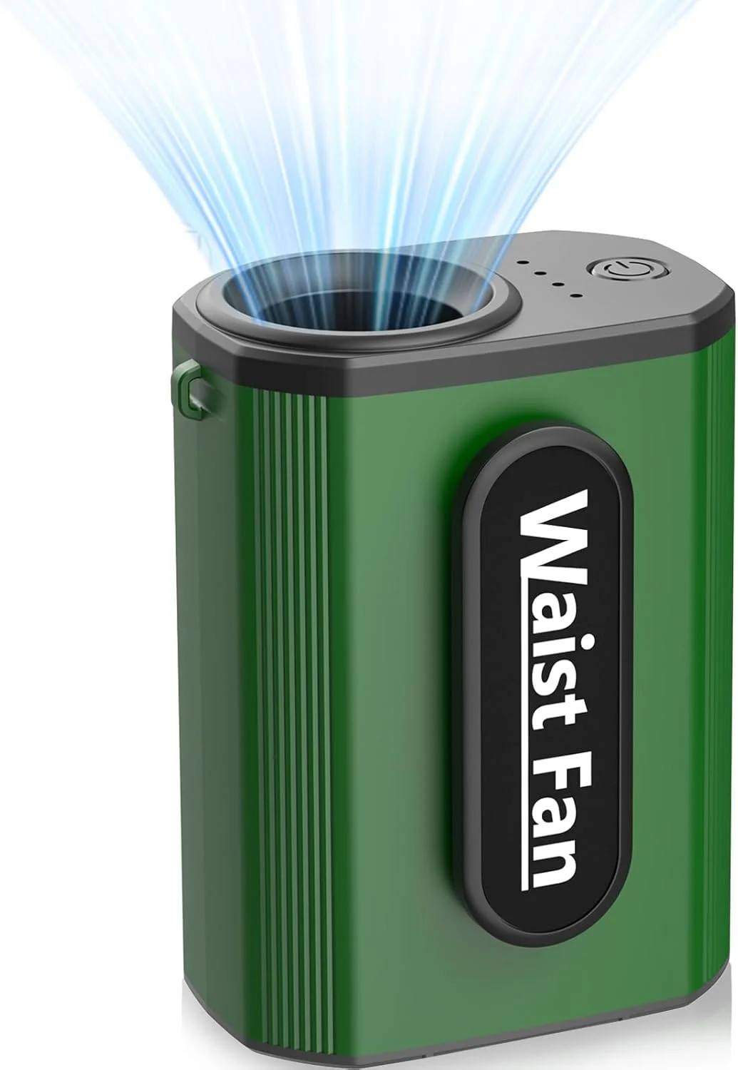 Multper Portable Waist Fan, 4 Speed 18000RPM Strong Airflow, Rechargeable Person