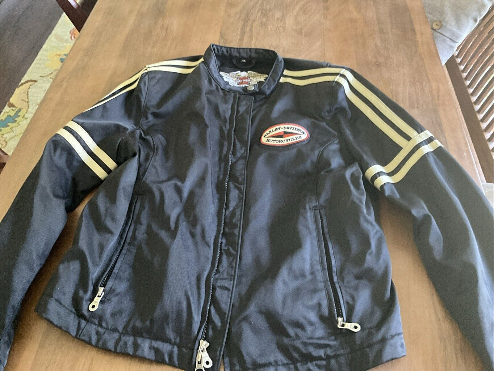 Women’s Harley Davidson Jacket, Excellent Condition Nylon Polyester Leather XL