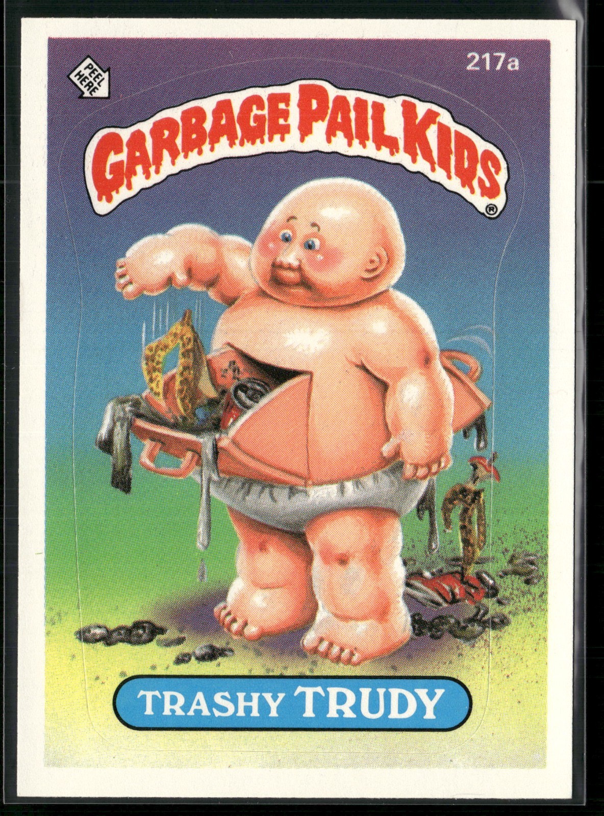 GPK Garbage Pail Kids Topps OS6 Trashy Trudy 217a