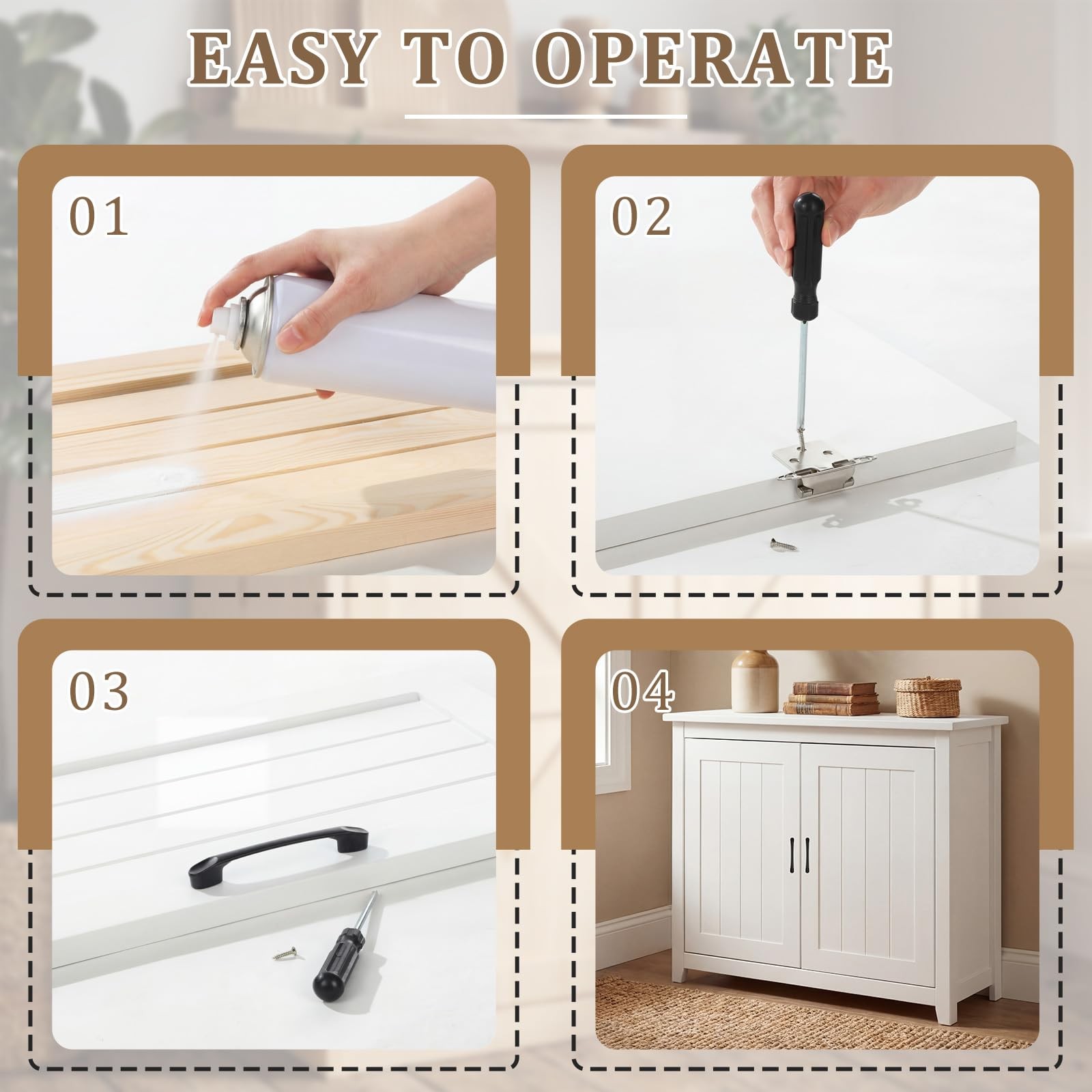 Sintuff 2 Pack 16.25 W X 22.5 H Unfinished Kitchen Cabinet Door Replacement