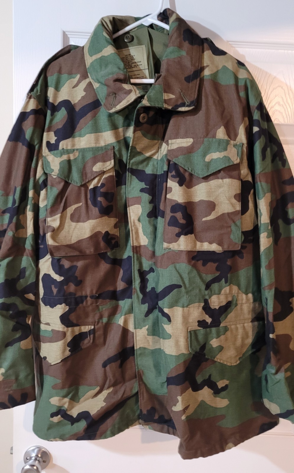 U.S. Issue Woodland Cold Weather Field Jacket (Large Long)