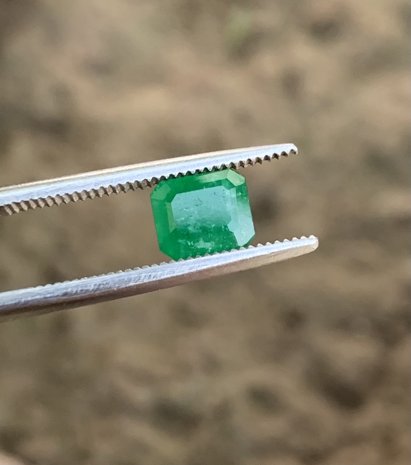 0.80 Ct Natural Emerald Loose Gemstone From Swat Pakistan.