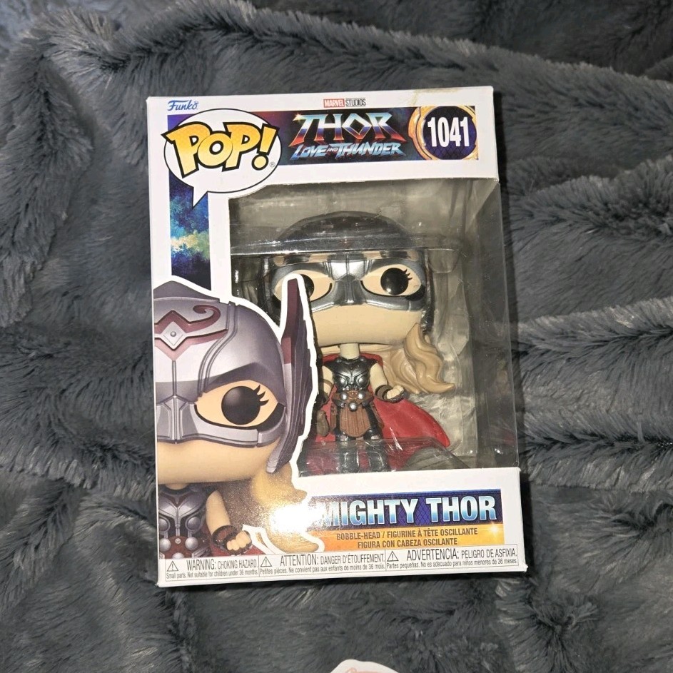 Funko Pop! Vinyl Mighty Thor Marvel Thor: Love and Thunder #1041 Bobblehead
