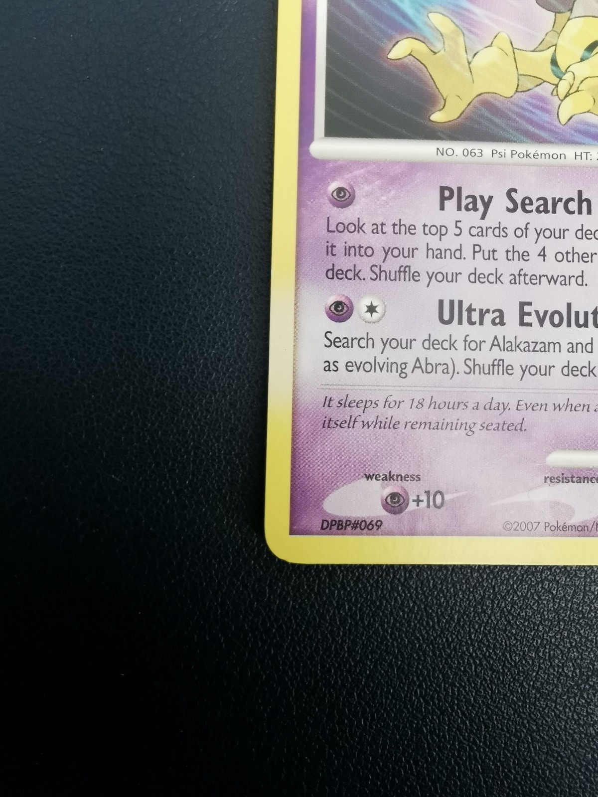 Pokemon Card Abra 69/123 D&P Mysterious Treasures Common
