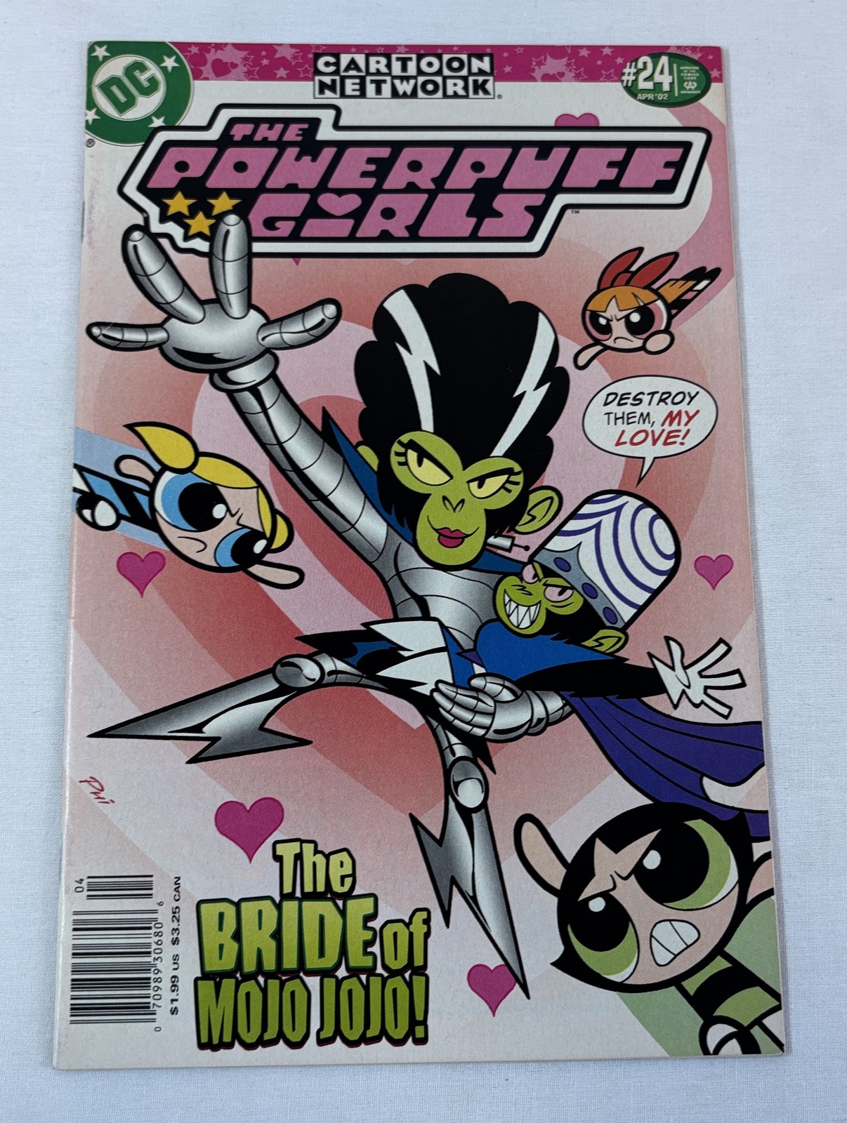 2002 DC Cartoon Network POWERPUFF GIRLS #24 ~ has minor wear
