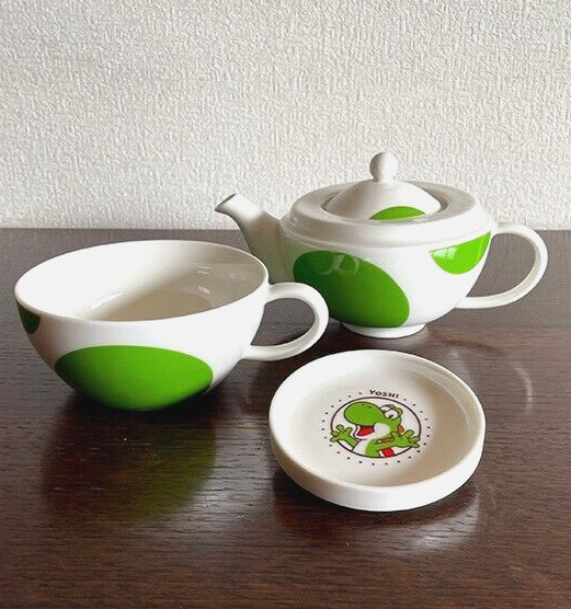 NINTENDO TOKYO Limited Teapot and Cup set Yoshi’s Egg Super Mario NEW from JAPAN