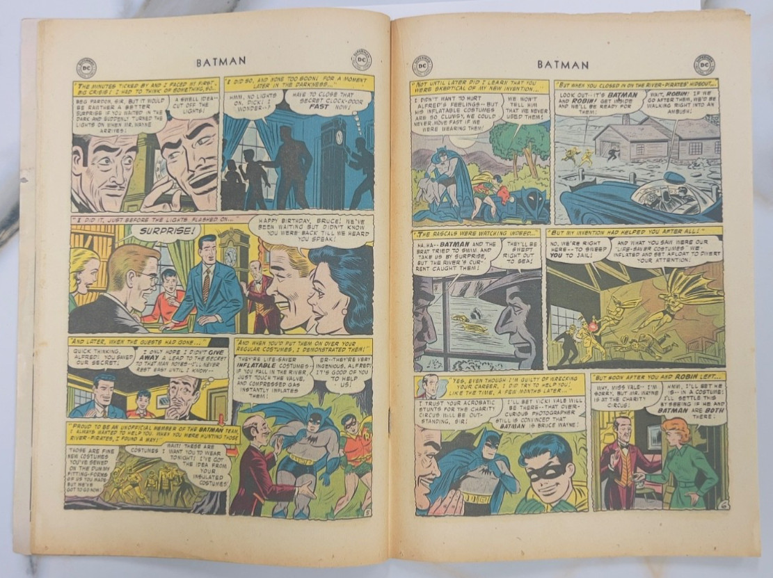 Batman #110 in Good/Very Good- 3.0 Condition w/ Off White-Cream pages