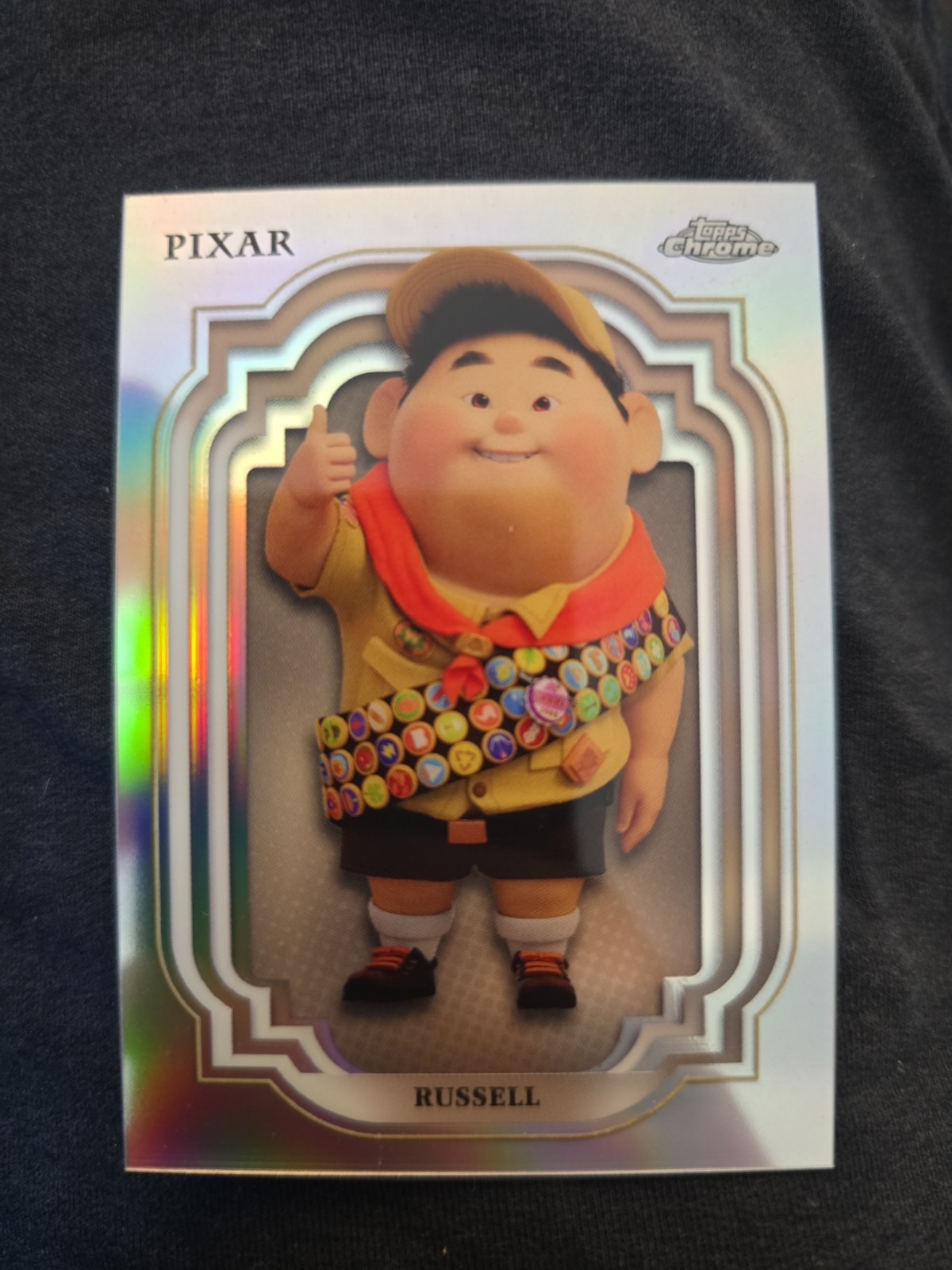 Russell 2024 Topps Chrome Disney Pixar Silver Holo Refractor #135