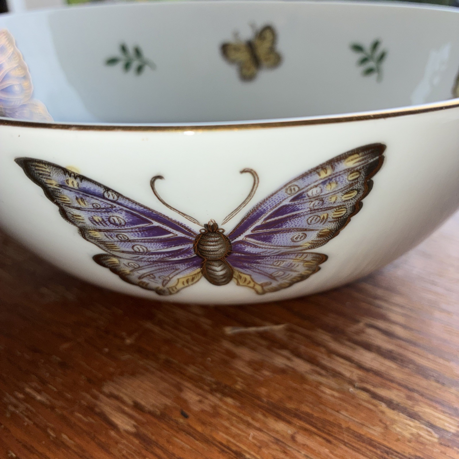 ANDREA BY SADEK BUTTERFLY BOWL #8582