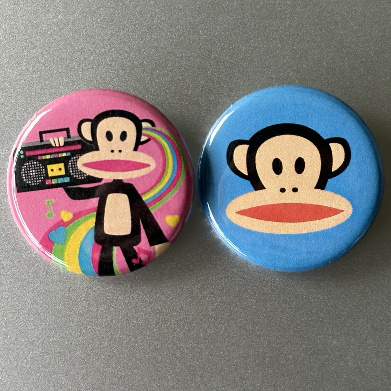 Paul Frank Button Pin Set Y2K Bag Accessories Nostalgia 2000s Badges