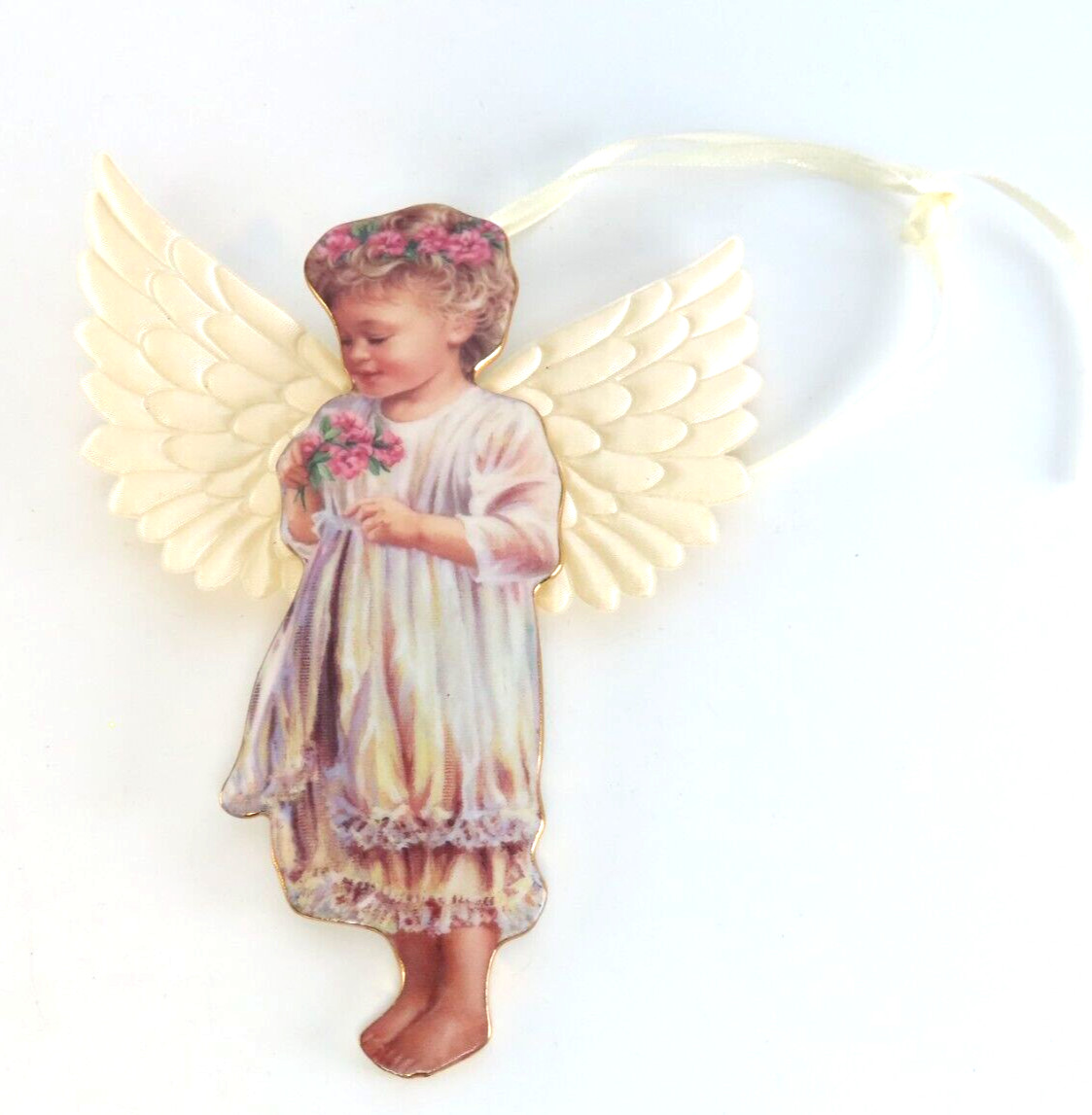 Heaven’s Little Angels Garden Beauty Ornament Dona Gelsinger Bradford Edition