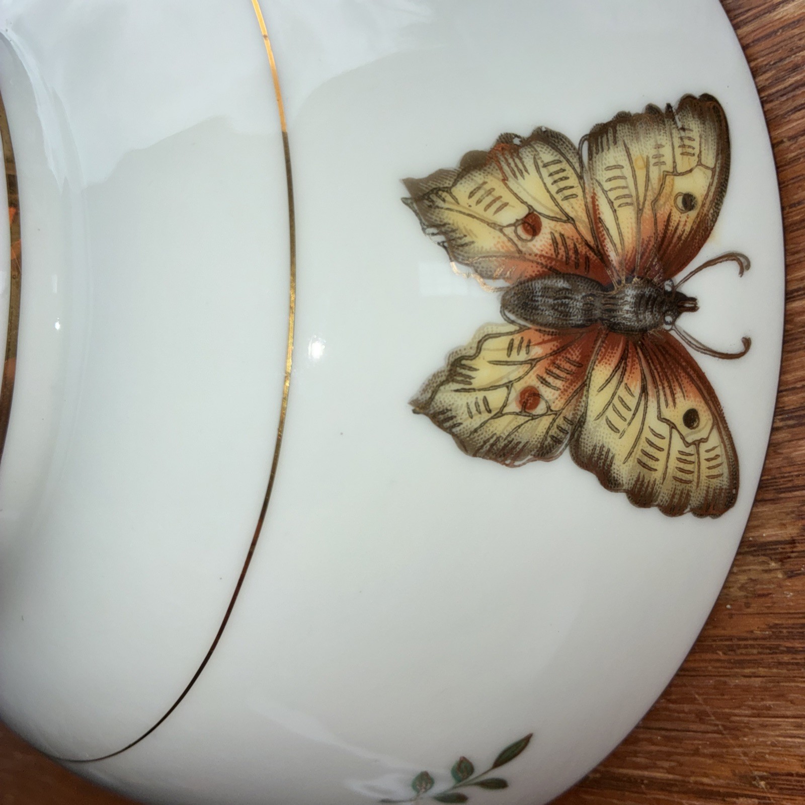 ANDREA BY SADEK BUTTERFLY BOWL #8582