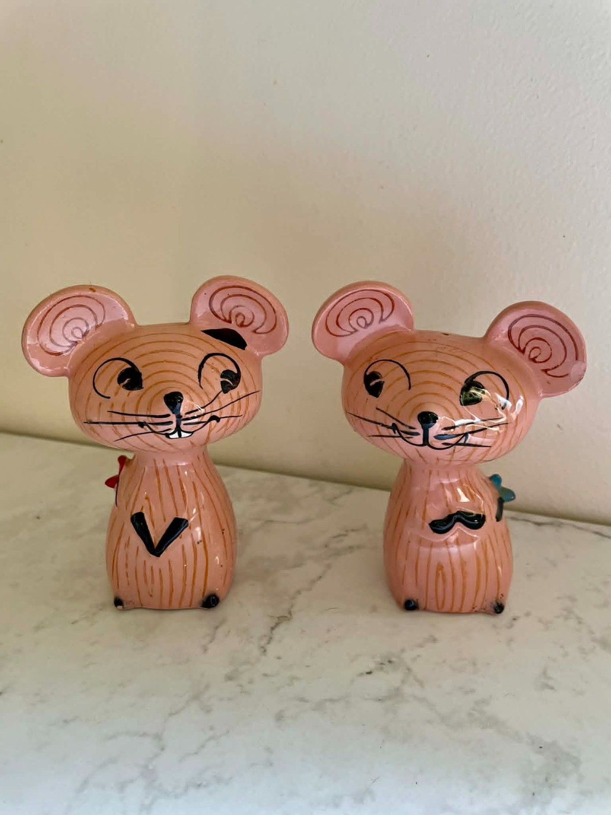 Holt Howard Merry Mice Salt and Pepper Shakers Made in 1958