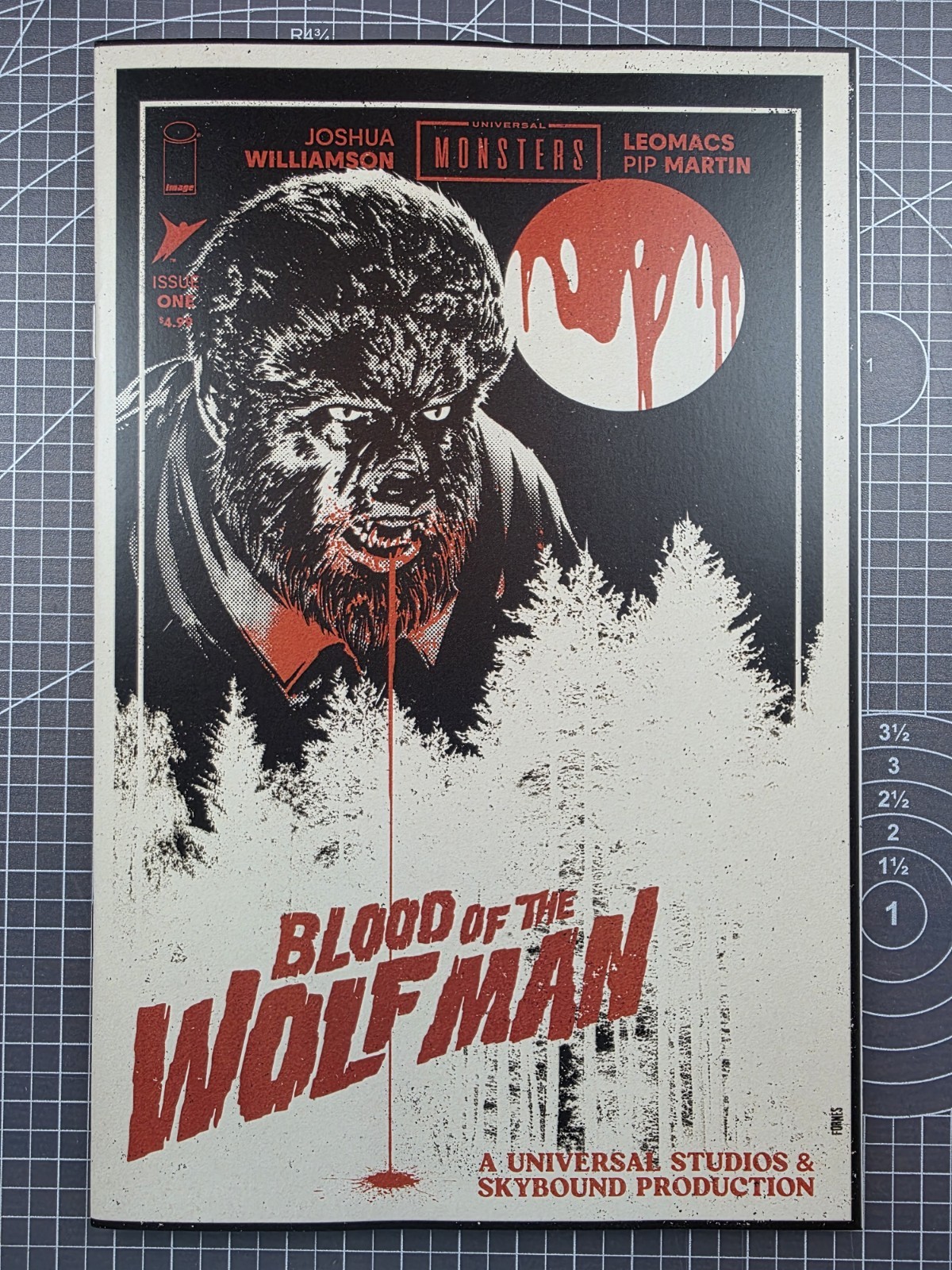 UNIVERSAL MONSTERS BLOOD OF THE WOLF MAN #1 1:75 JORGE FORNES VARIANT 2026 🔥