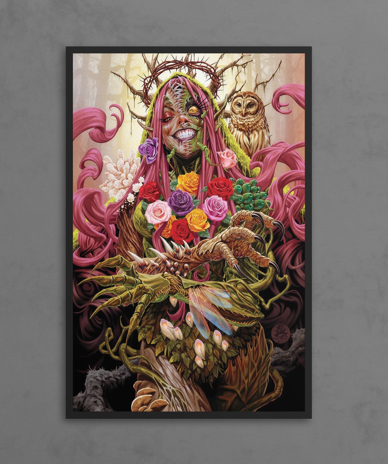 Absolute Poison Ivy Horror Variant Premium Giclee Print Poster 11×17 DC Wall Art
