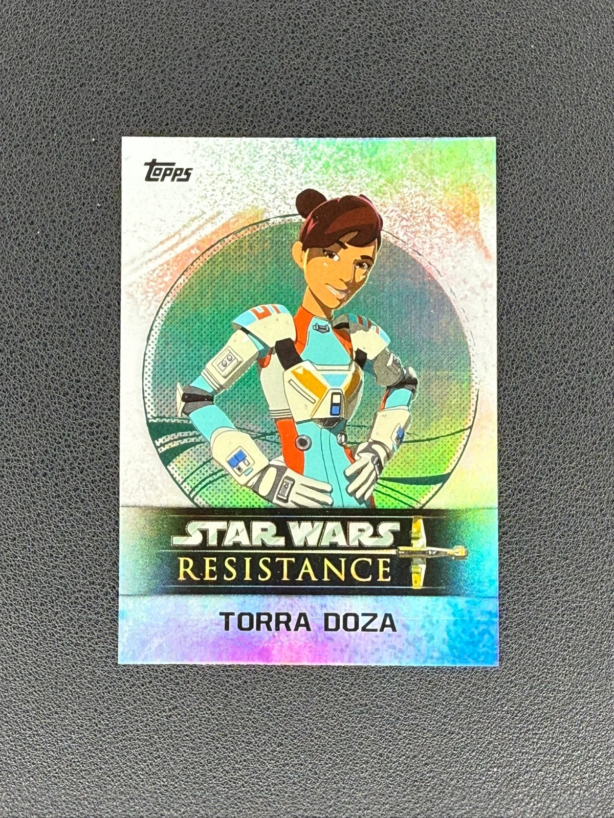 2019 Topps Star Wars Resistance – TORRA DOZA #9 – Foil Character Cards MA01