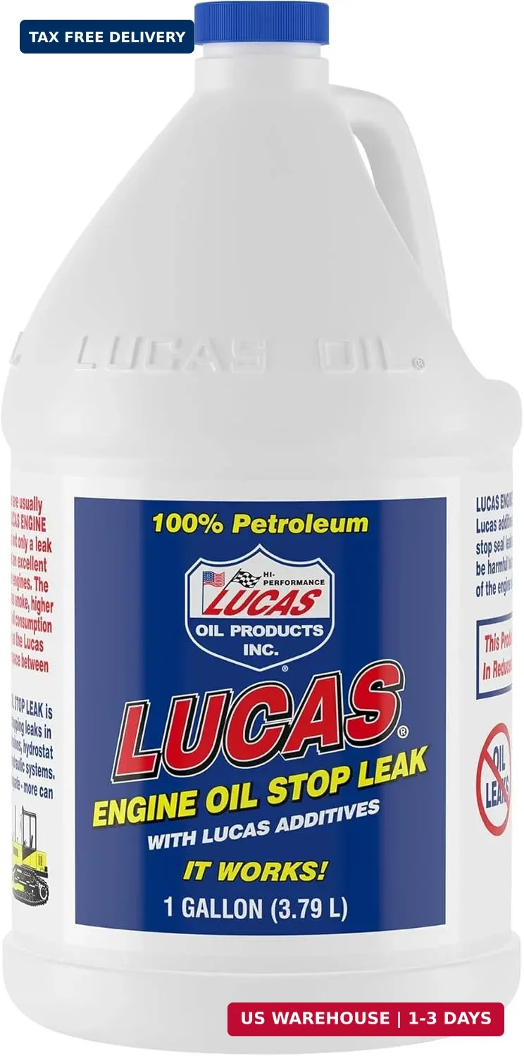 Lucas Oil 10279 Engine Oil Stop Leak – 1 Gallon