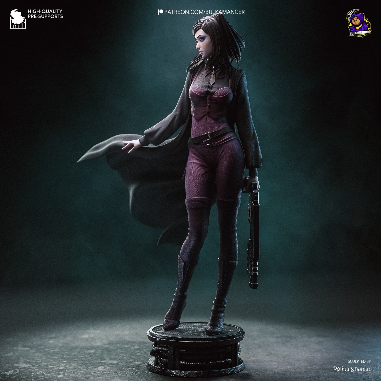 Re-L Mayer, Ergo Proxy 245mm Hand Painted Collectible Display Model Figure