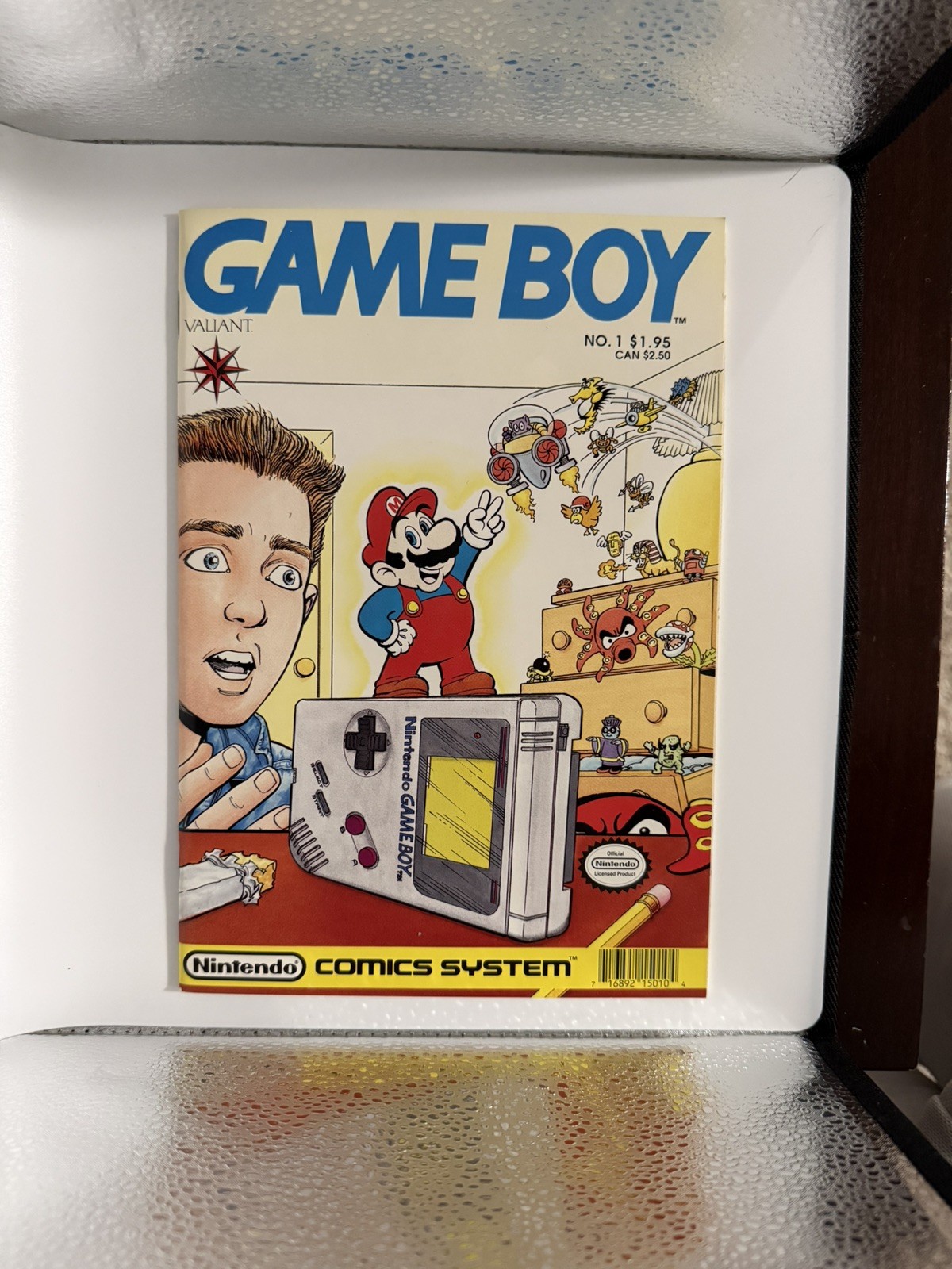 GAME BOY #1 (1990) NM Early Super Mario Bros App Valiant Nintendo Comic Magazine