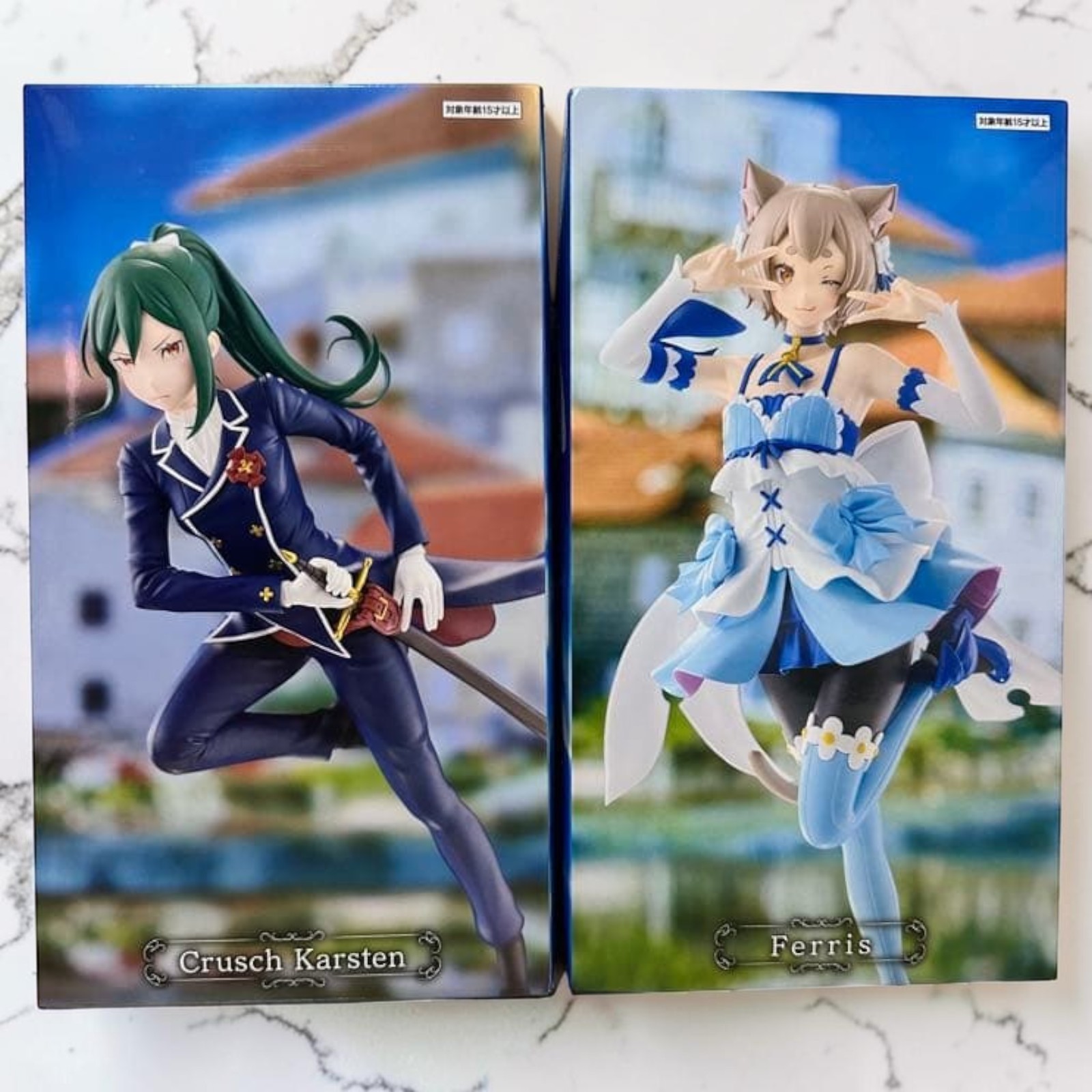 Re:Zero Crusch Ferris GIGO Exclusive Figure Set of 2 Anime From Japan