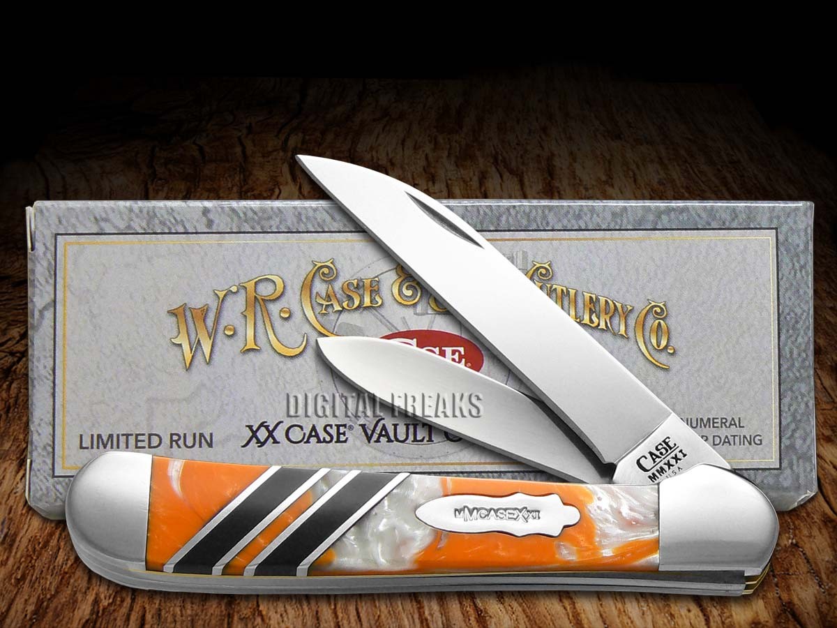 Case xx Vault Copperhead Tennessee Orange Black Corelon 9249W-TNBLK Pocket Knife
