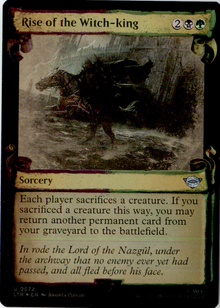 MTG | Rise of the Witch-king | (Showcase Scrolls) | LTR | Foil