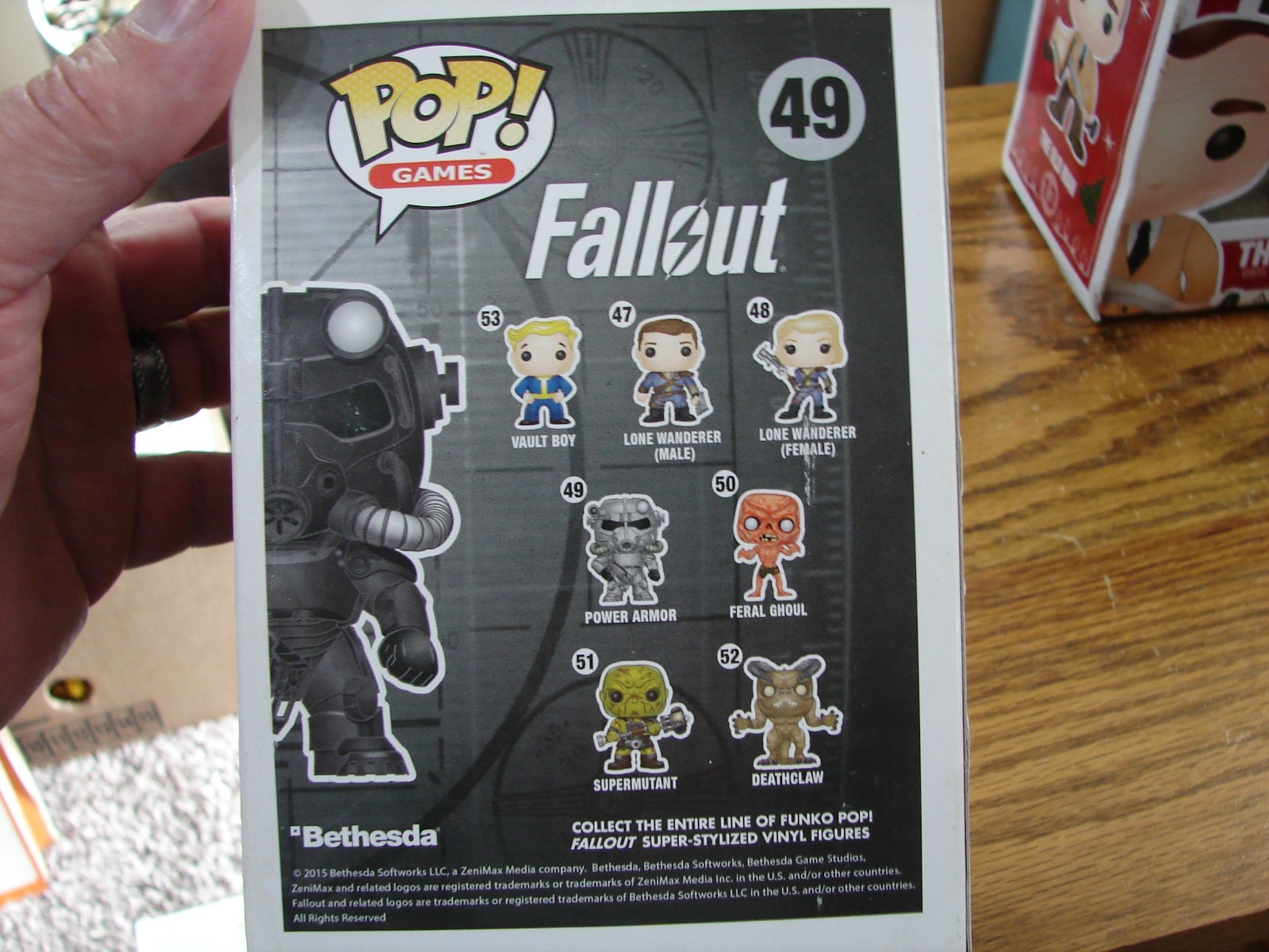 Funko Pop Fallout Power Armor #49 Vinyl Figure Game Stop Exclusive NIB