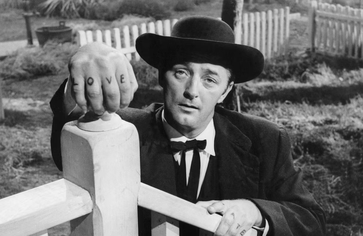 Actor Robert Mitchum in Classic Movie Night of The Hunter Poster Photo 13×19