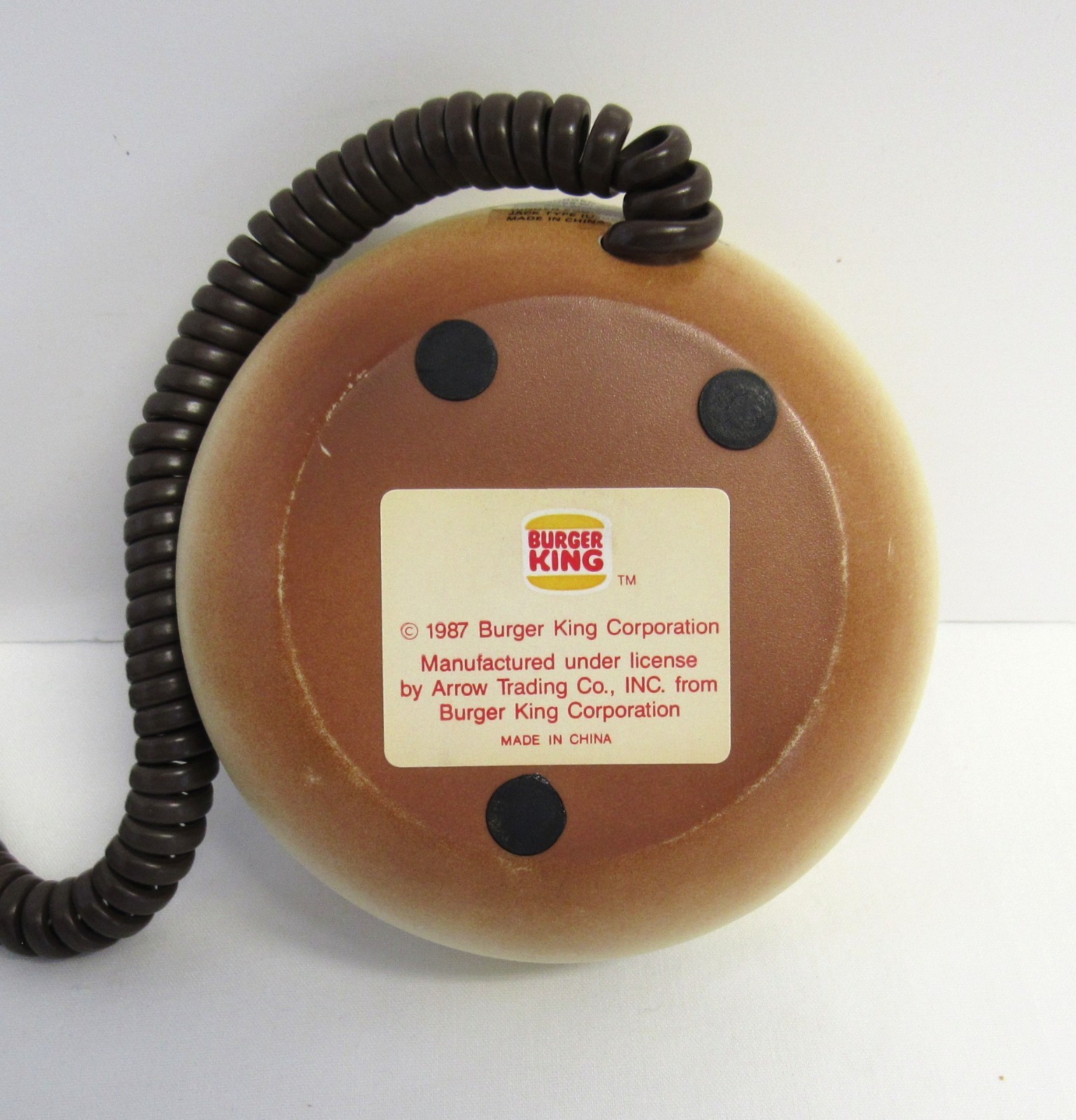 Vintage Burger King Cheese Burger Phone – Arrow Trading Co, Original Box – VGUC
