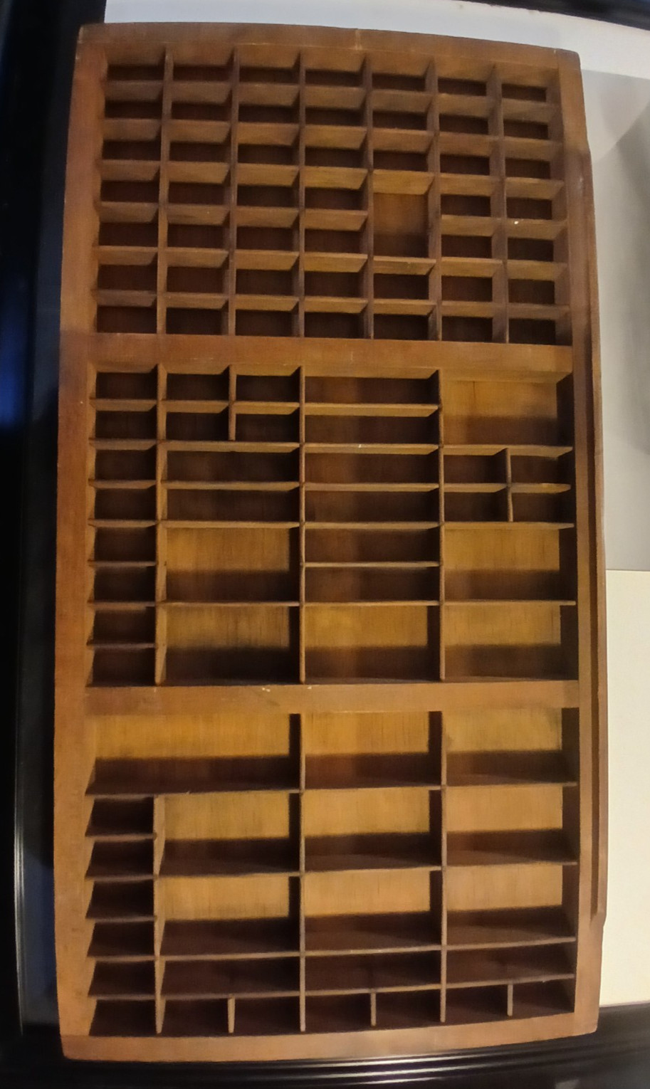 Antique The Tubbs Mfg Co Ludington Michigan Letterpress Tray Wood Drawer