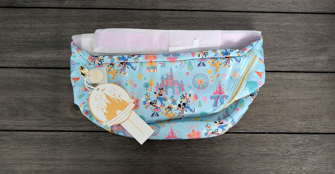 Disney Stoney Clover Lane Disneyland 70th Anniversary Jumbo Hip Pack NWT