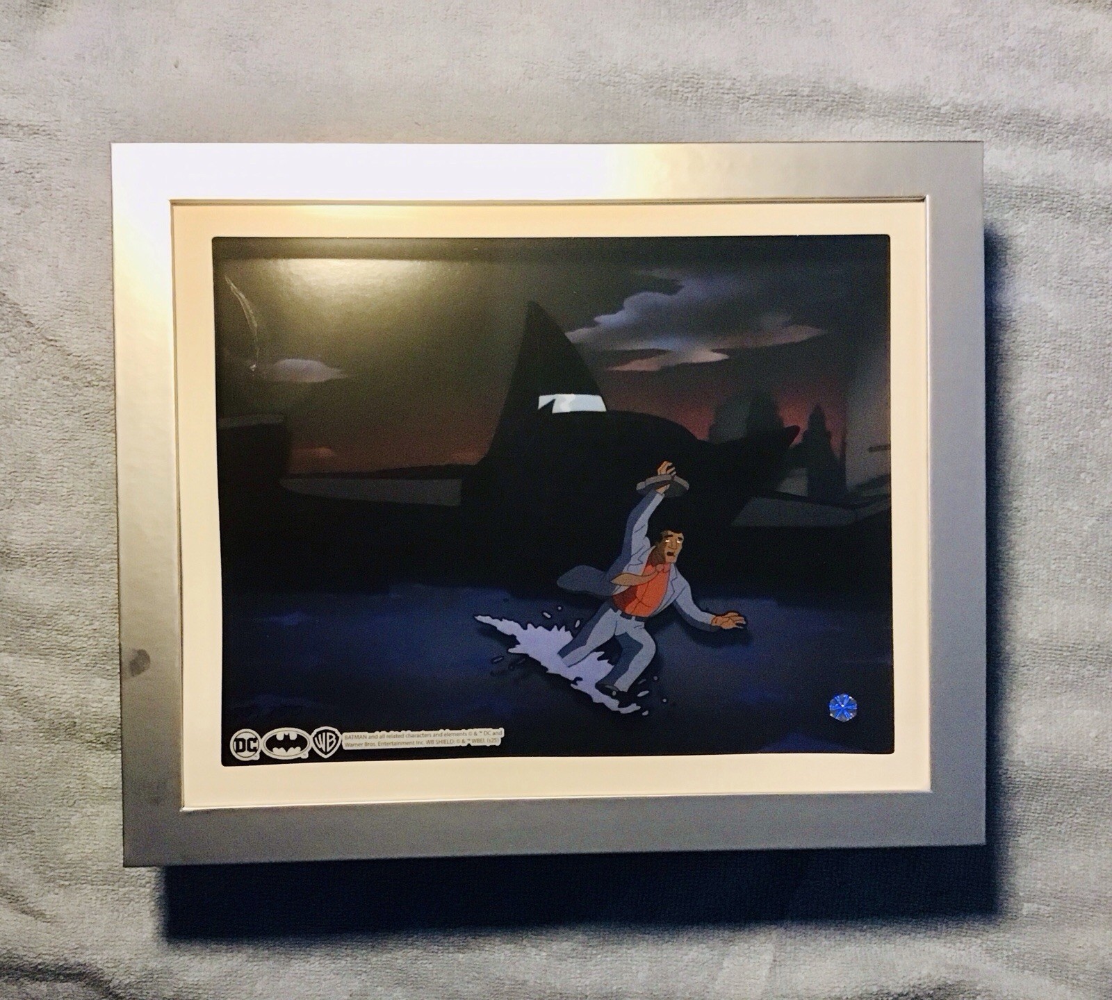 Batman Animated Vehicles Of Gotham City Limited Edition Animation Cel Silver