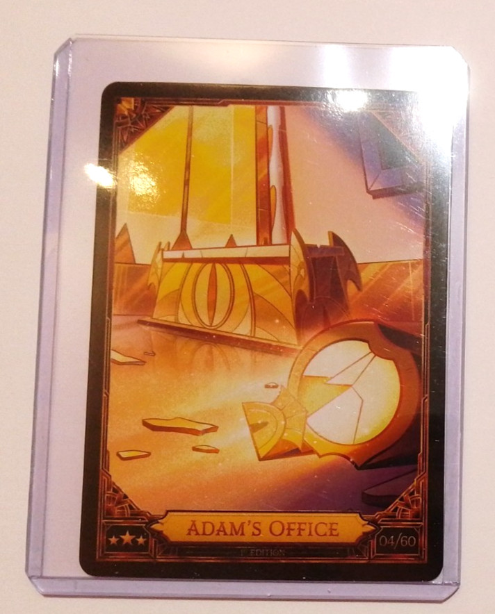 Hazbin Hotel Trading Card Adam’s Office 04/60 1st Edition Season 2