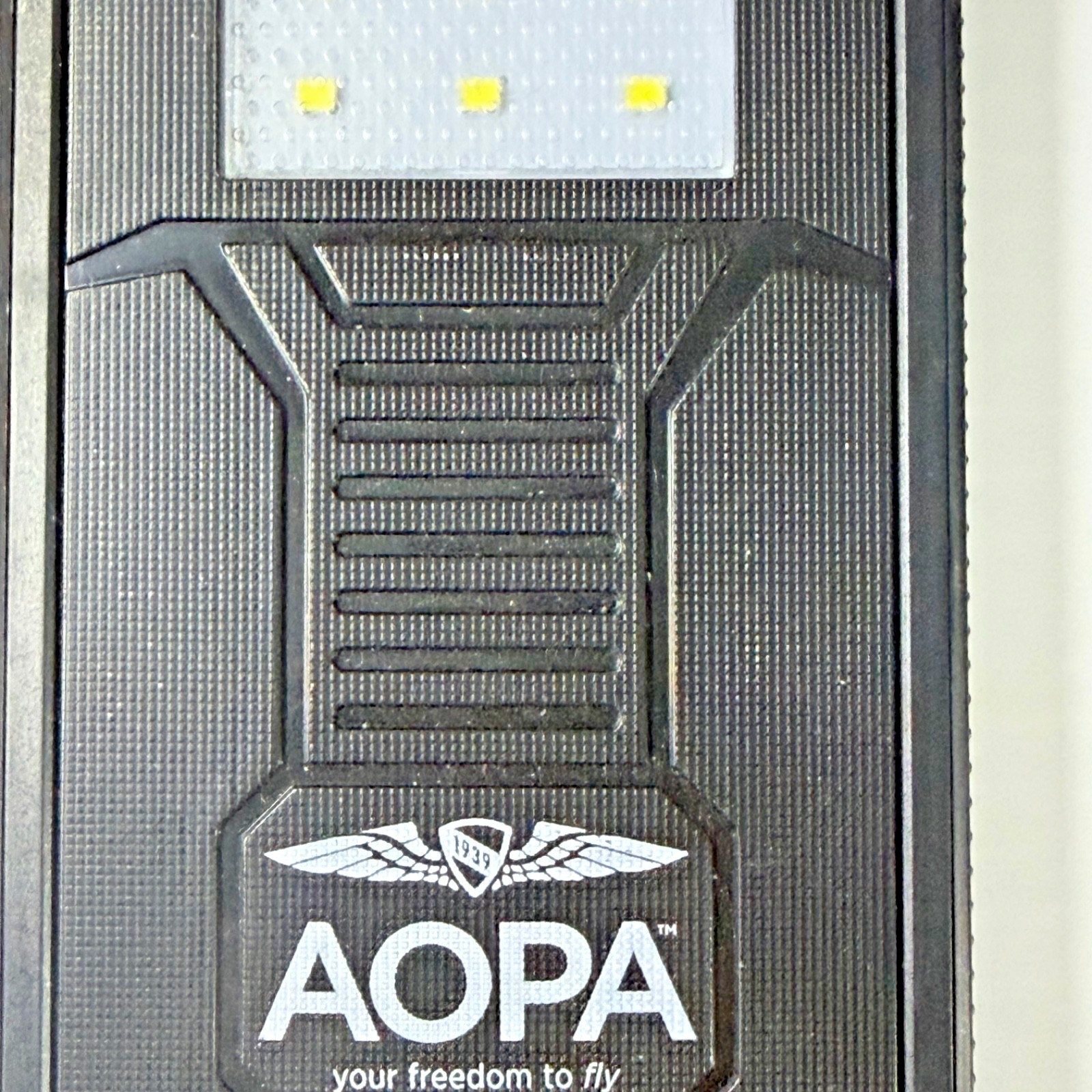 AOPA Portable Solar Light With 2 USB Ports With Strap Charge Cord Not Included