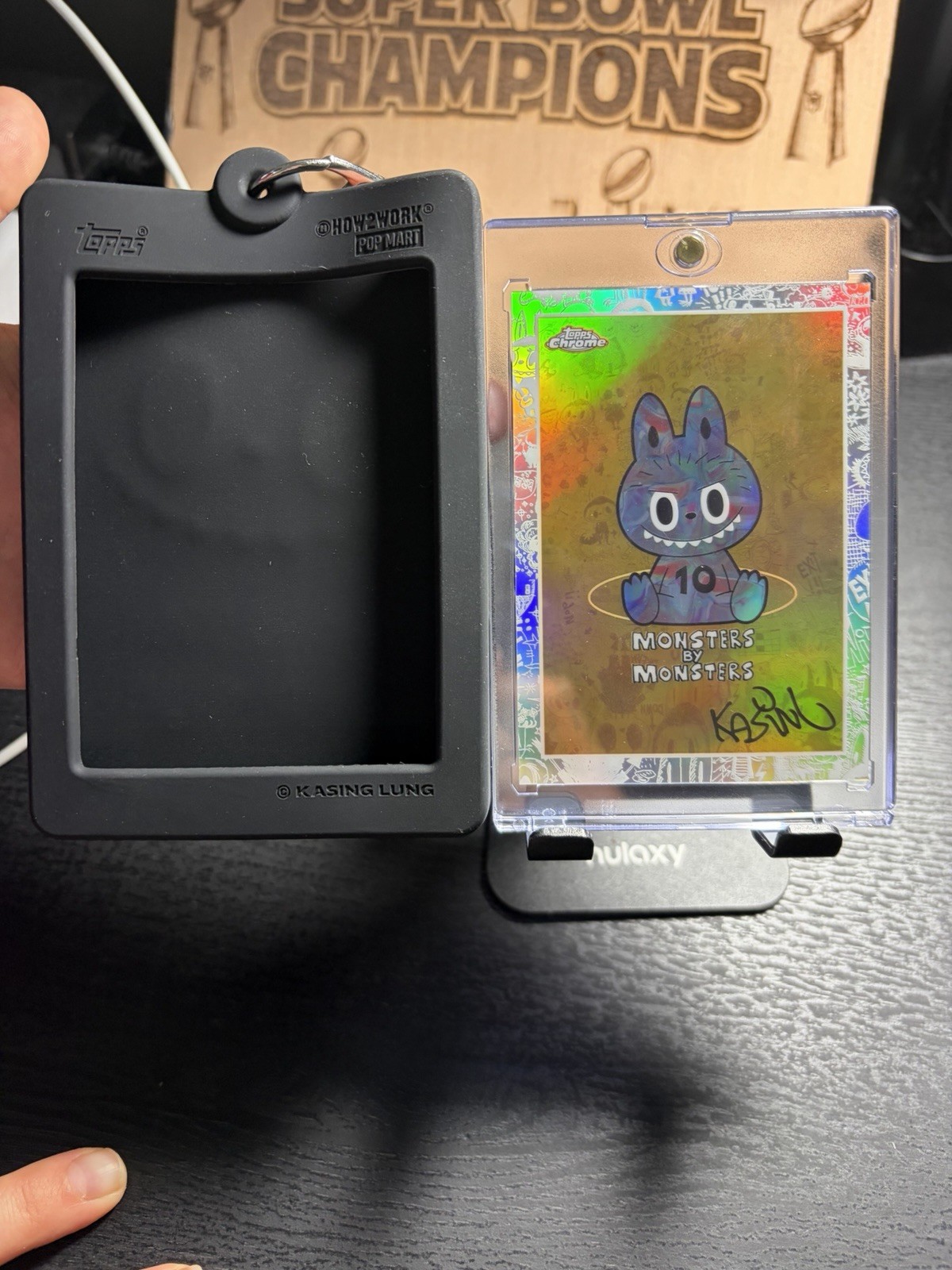2025 Topps Chrome Labubu MONSTER BY MONSTERS #4 Kasing Lung Artist Auto SP