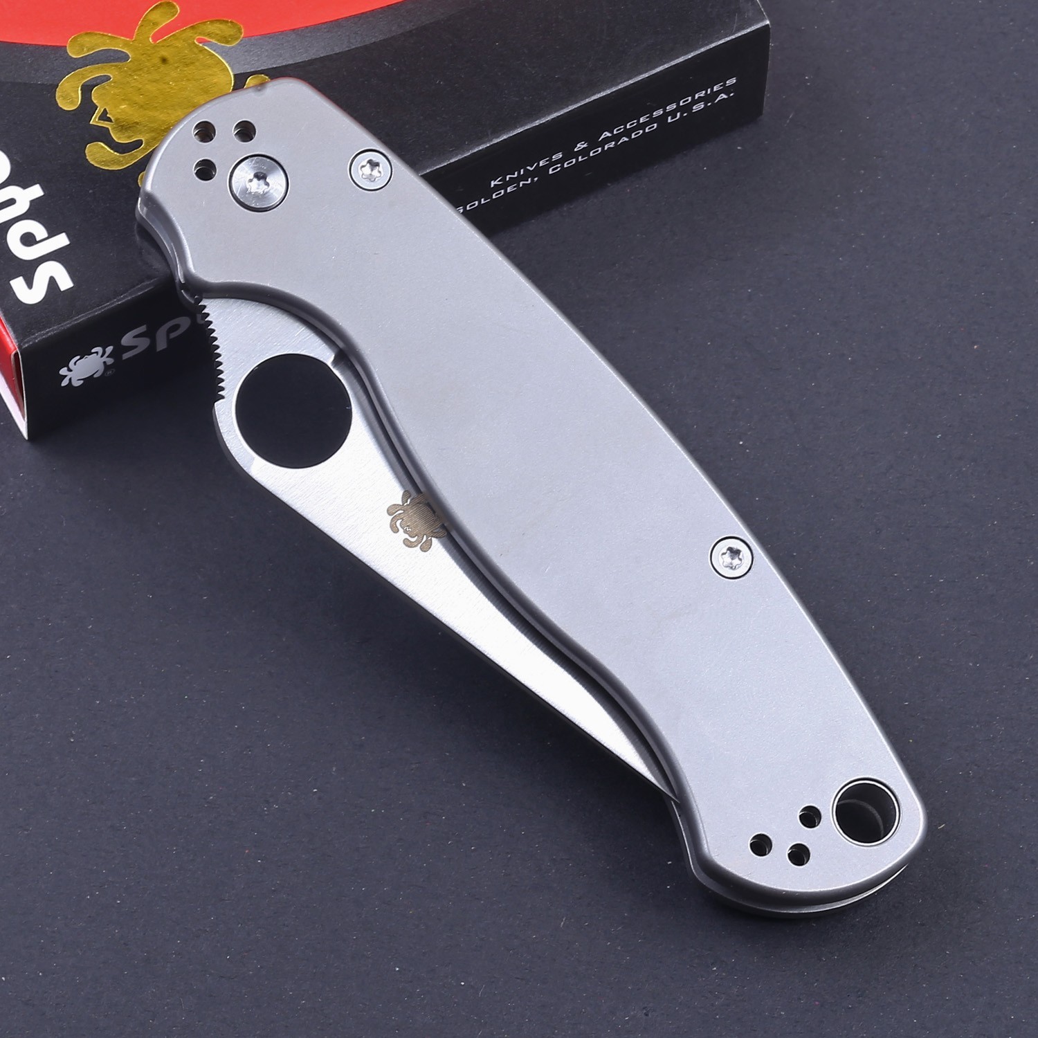 Schempp Knife Saber Tool Steel Blade Thickened Steel Orange G10 Handle Outdoor