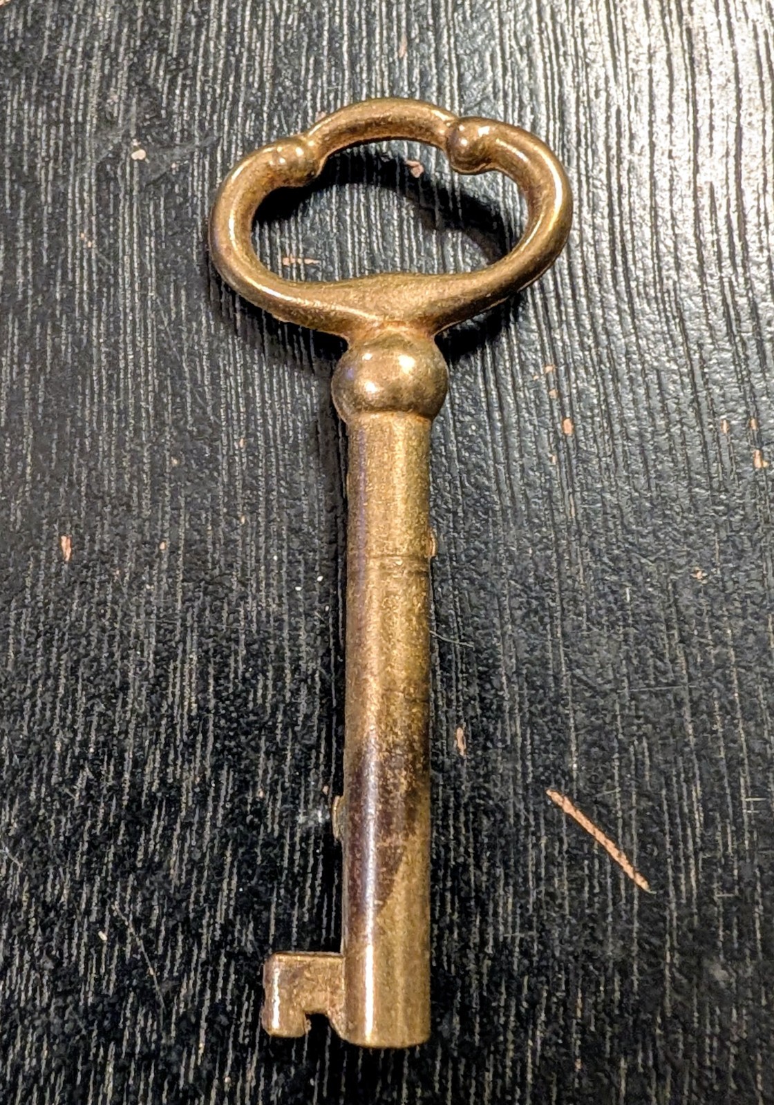 Vintage/Antique Brass Skeleton Key 3 Inches Tall