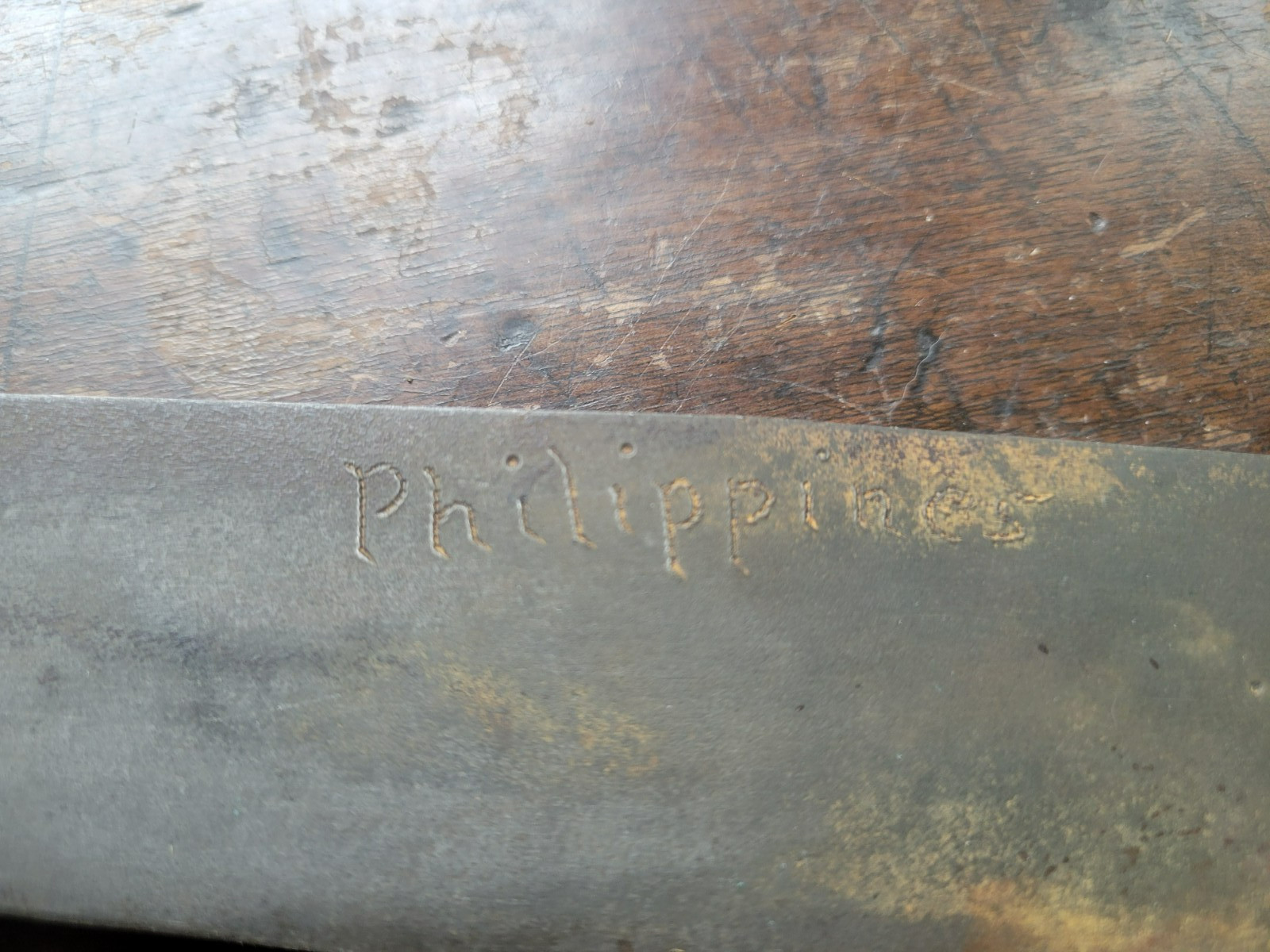 MACHETE NEGRITO BOLO PHILLIPINES 21 INCH 14 INCH BLADE
