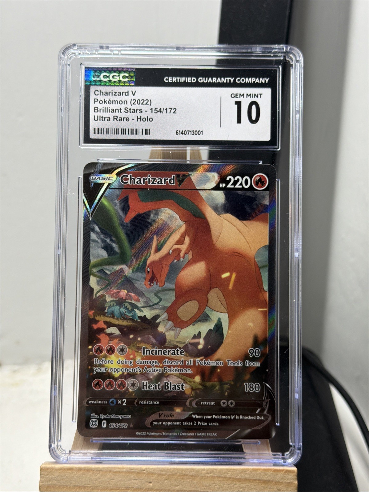 Pokémon TCG Charizard VSTAR Brilliant Stars CGC 10 Gem Mint