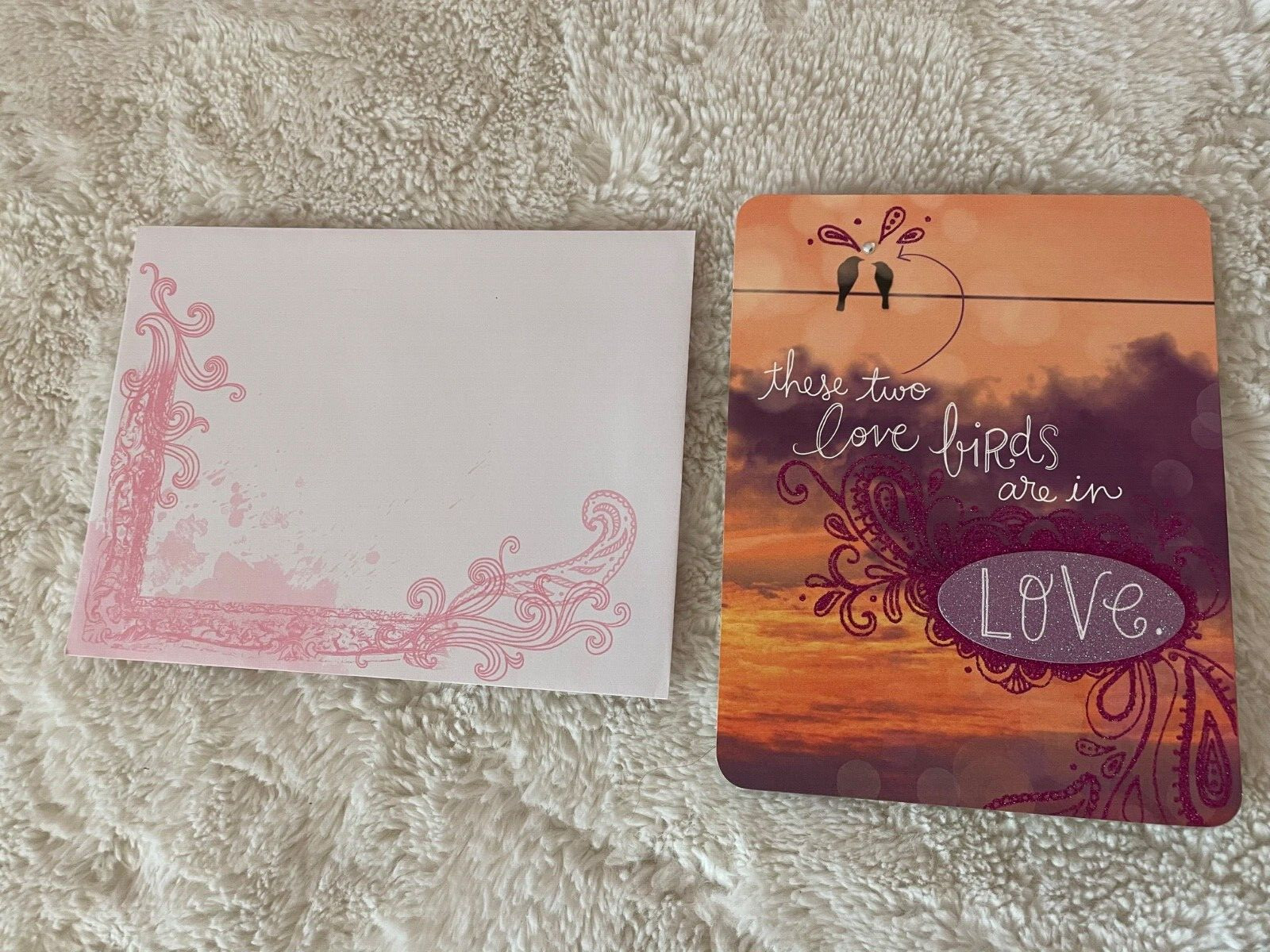 NEW Taylor Swift Love Birds Valentines Day Card Rare American Greetings couple