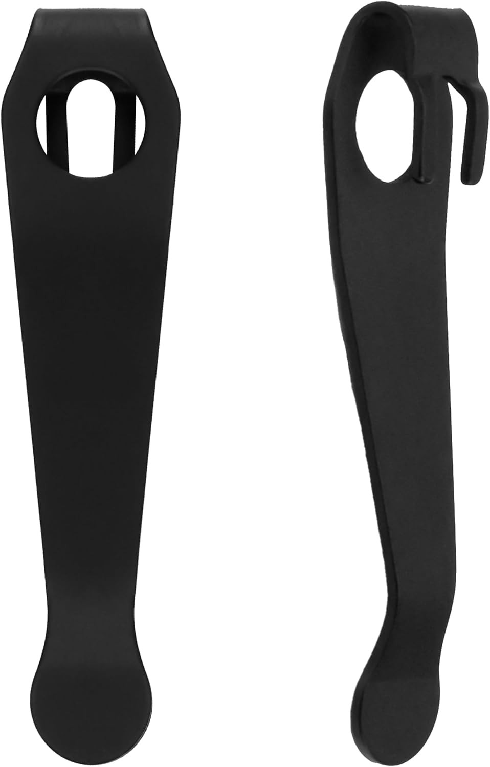 Titanium Stonewash Replacement Clips for Spyderco Knives – 2 Pack