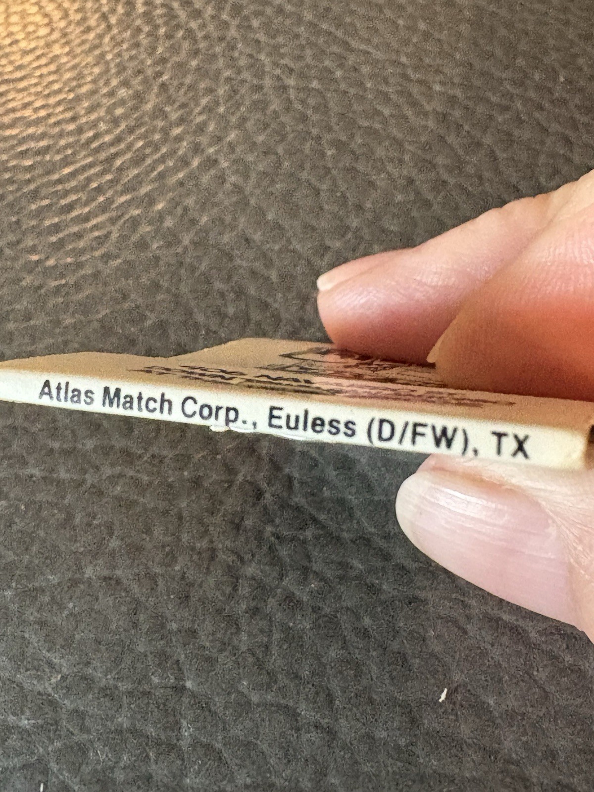 Dick’s Last Resort San Antonio Tx topless blonde model matchbook