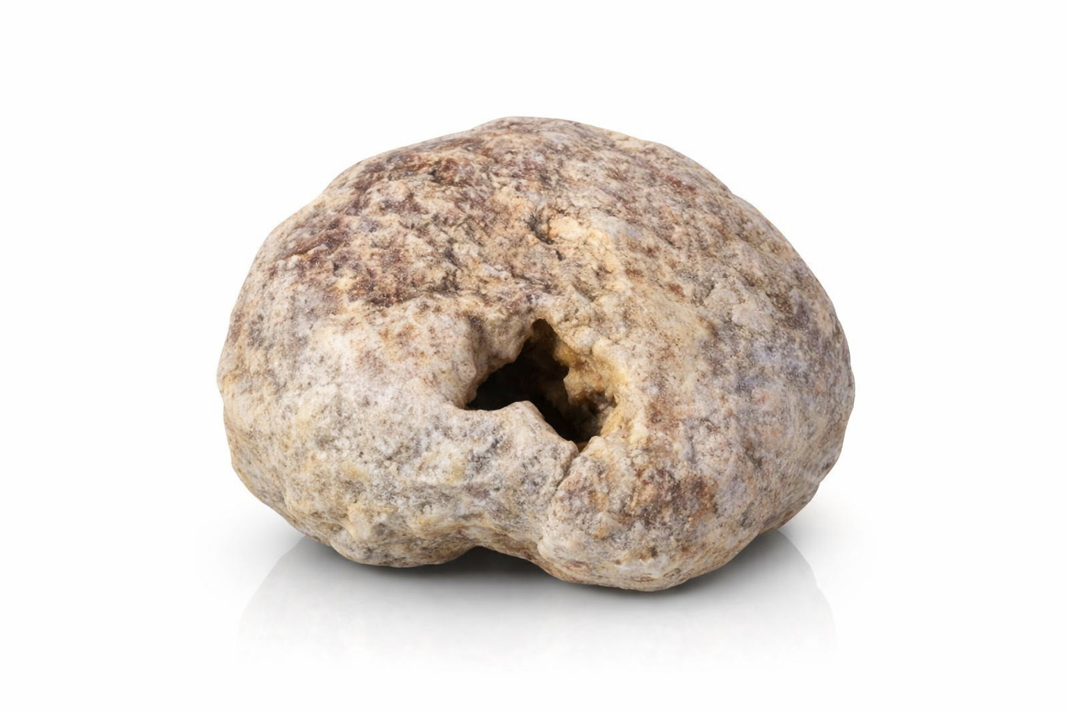 Large Kentucky Quartz Crystal Geode 10.04 lb 19″ Circ. Exact Display Specimen