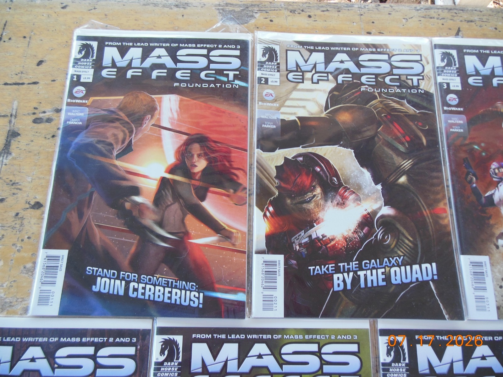 mass effect foundation #1-13 dark horse comics