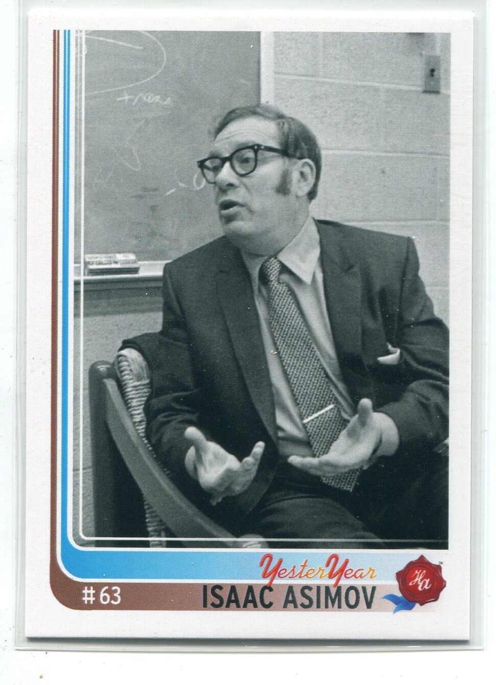 2024 Historic Autographs YesterYear Isaac Asimov #63 Design 2 /50